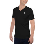 Unisex Short Sleeve V-Neck T-Shirt