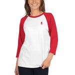 3/4 sleeve raglan shirt